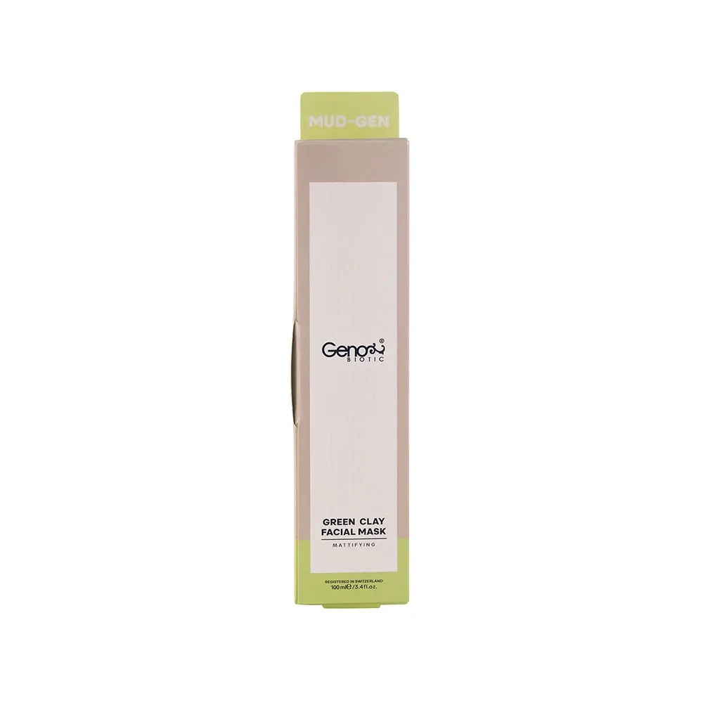 ماسک صورت خاک رس سبز ژنوبایوتیک مدل Green Clay حجم 100میل - 2